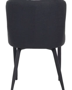Beliani Tuoli Kangas Musta 2 Kpl Solano Flash Sale