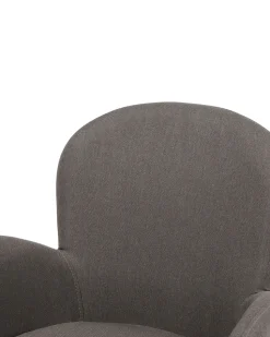 Beliani Tuoli Kangas Ruskeanharmaa 2 Kpl Brookville Cheap