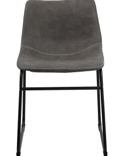 Beliani Tuoli Kangas Tummanharmaa 2 Kpl Batavia Hot