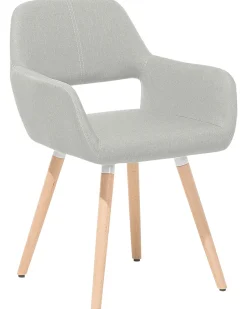 Beliani Tuoli Kangas Vaaleanharmaa 2 Kpl Chicago Online