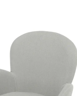 Beliani Tuoli Kangas Vaaleanharmaa 2 Kpl Brookville Best Sale