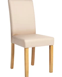 Beliani Tuoli Keinonahka Beige 2 Kpl Broadway Sale