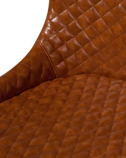 Beliani Tuoli Keinonahka Kullanruskea 2 Kpl Solano Shop