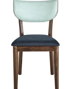 Beliani Tuoli Kumipuu Sininen/Tumma Puu 2 Kpl Moka Flash Sale