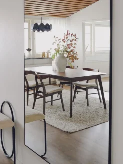 Beliani Tuoli Kumipuu Tumma Puu/Valkoinen 2 Kpl Lynn Flash Sale