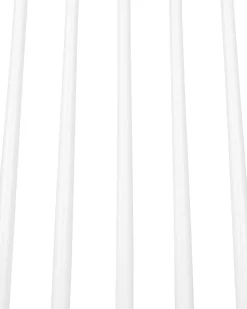 Beliani Tuoli Kumipuu Valkoinen 2 Kpl Burbank Cheap