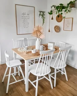 Beliani Tuoli Kumipuu Valkoinen 2 Kpl Burbank Cheap