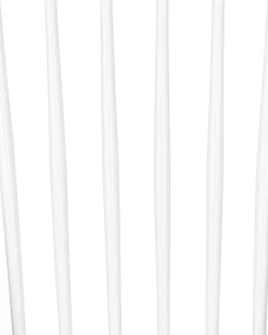 Beliani Tuoli Kumipuu Valkoinen 2 Kpl Burges Shop