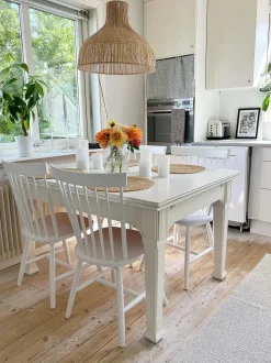 Beliani Tuoli Kumipuu Valkoinen 2 Kpl Burges Shop