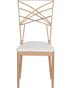 Beliani Tuoli Metalli Ruusukulta 2 Kpl Girard Hot