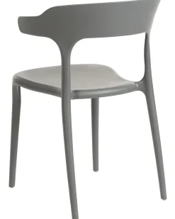 Beliani Tuoli Muovi Harmaa 8 Kpl Gubbio Store