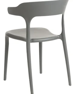 Beliani Tuoli Muovi Harmaa 4 Kpl Gubbio Sale