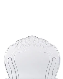 Beliani Tuoli Muovi Kirkas 2 Kpl Vermont Ii Fashion