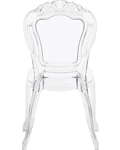 Beliani Tuoli Muovi Kirkas 2 Kpl Vermont Fashion