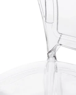 Beliani Tuoli Muovi Kirkas 2 Kpl Vermont Fashion