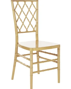 Beliani Tuoli Muovi Kulta 2 Kpl Clarion Discount