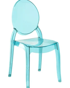 Beliani Tuoli Muovi Lapinakyva Sininen 4 Kpl Merton Fashion