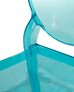 Beliani Tuoli Muovi Lapinakyva Sininen 4 Kpl Merton Fashion