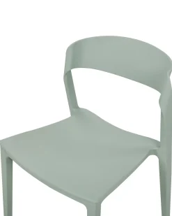 Beliani Tuoli Muovi Mintunvihrea 2 Kpl Somers Shop