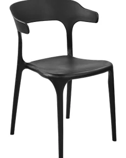 Beliani Tuoli Muovi Musta 8 Kpl Gubbio Fashion