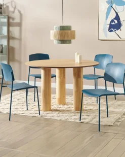 Beliani Tuoli Muovi Sininen 4 Kpl Astoria Store