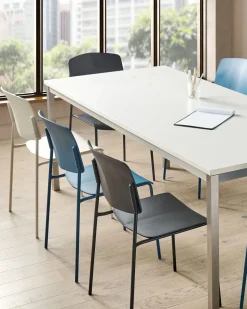 Beliani Tuoli Muovi Sininen 4 Kpl Astoria Store