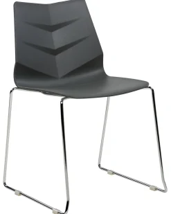 Beliani Tuoli Muovi Tummanharmaa 4 Kpl Hartley Cheap