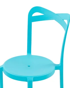 Beliani Tuoli Muovi Turkoosi 2 Kpl Camogli Store
