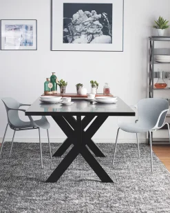 Beliani Tuoli Muovi Vaaleanharmaa 2 Kpl Elbert Hot