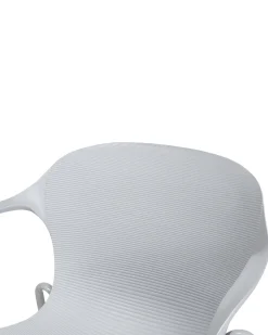 Beliani Tuoli Muovi Vaaleanharmaa 2 Kpl Elbert Hot