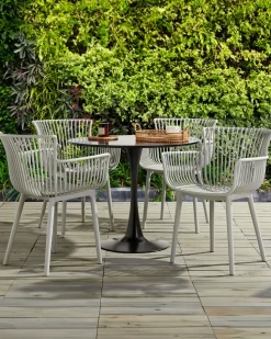 Beliani Tuoli Muovi Vaaleanharmaa 4 Kpl Pesaro Discount