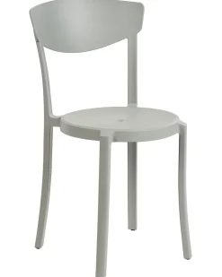 Beliani Tuoli Muovi Vaaleanharmaa 4 Kpl Vieste Best