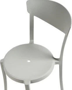 Beliani Tuoli Muovi Vaaleanharmaa 4 Kpl Vieste Best