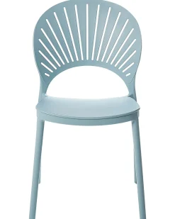 Beliani Tuoli Muovi Vaaleansininen 4 Kpl Ostia Discount