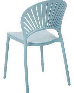 Beliani Tuoli Muovi Vaaleansininen 4 Kpl Ostia Discount