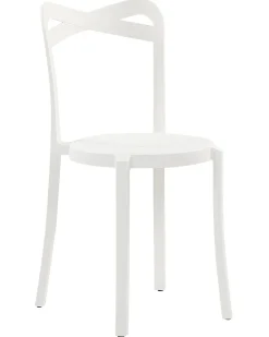 Beliani Tuoli Muovi Valkoinen 4 Kpl Camogli Cheap