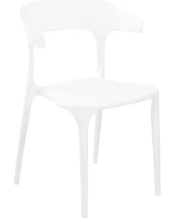 Beliani Tuoli Muovi Valkoinen 4 Kpl Gubbio Discount