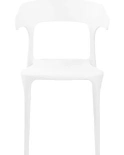 Beliani Tuoli Muovi Valkoinen 4 Kpl Gubbio Discount