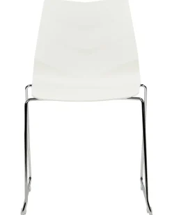 Beliani Tuoli Muovi Valkoinen 4 Kpl Hartley Cheap