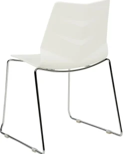 Beliani Tuoli Muovi Valkoinen 4 Kpl Hartley Cheap