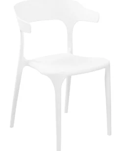 Beliani Tuoli Muovi Valkoinen 8 Kpl Gubbio Best