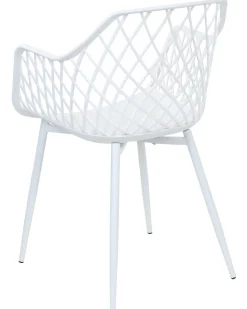 Beliani Tuoli Muovi Valkoinen 2 Kpl Nashua Ii Best Sale