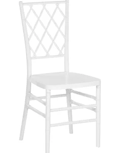 Beliani Tuoli Muovi Valkoinen 2 Kpl Clarion Outlet