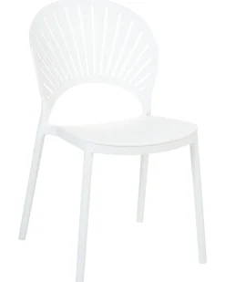 Beliani Tuoli Muovi Valkoinen 4 Kpl Ostia Online