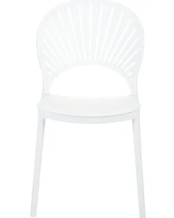Beliani Tuoli Muovi Valkoinen 4 Kpl Ostia Online
