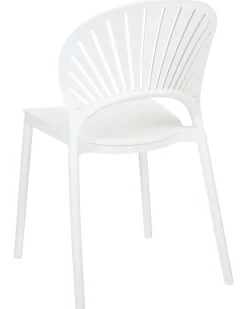 Beliani Tuoli Muovi Valkoinen 4 Kpl Ostia Online