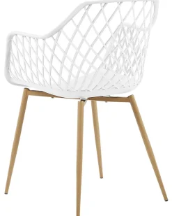 Beliani Tuoli Muovi Valkoinen 2 Kpl Nashua Outlet