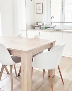 Beliani Tuoli Muovi Valkoinen 2 Kpl Blaykee Cheap