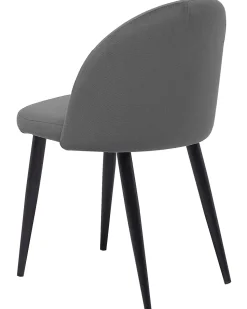 Beliani Tuoli Sametti Harmaa 2 Kpl Visalia Outlet