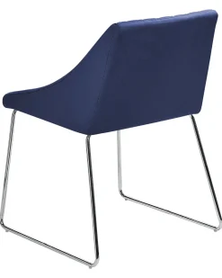 Beliani Tuoli Sametti Laivastonsininen 2 Kpl Arcata Outlet